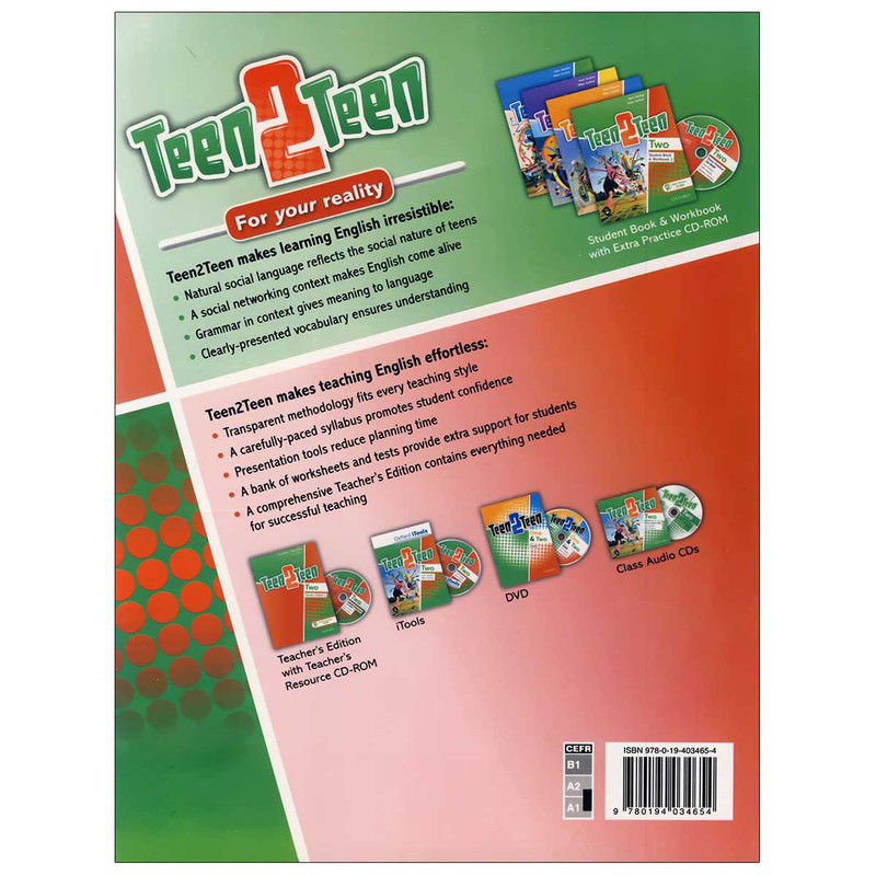 کتاب Teen2Teen Two اثر JOAN SASLOW AND ALLEN ASCHER انتشارات زبان مهر