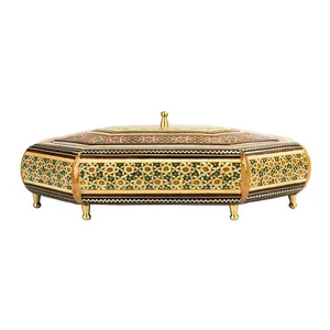 شکلات خوری خاتم کاری مدل ابری کد 8