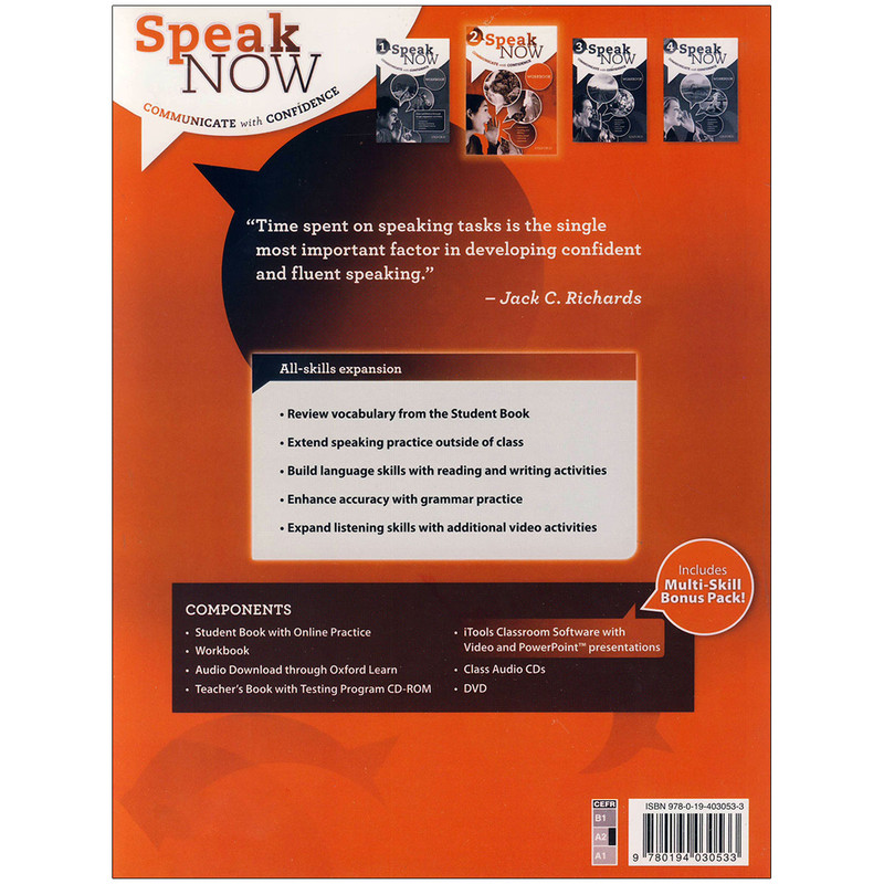 کتاب Speak Now 2 اثر Jack C. Richards and David Bohlke انتشارات زبان مهر