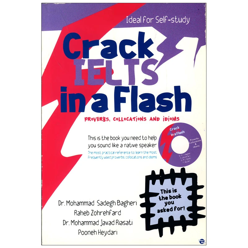 کتاب crack ielts in a flash proverbs collocations and idioms اثر جمعی از نویسندگان انتشارات ایده درخشان
