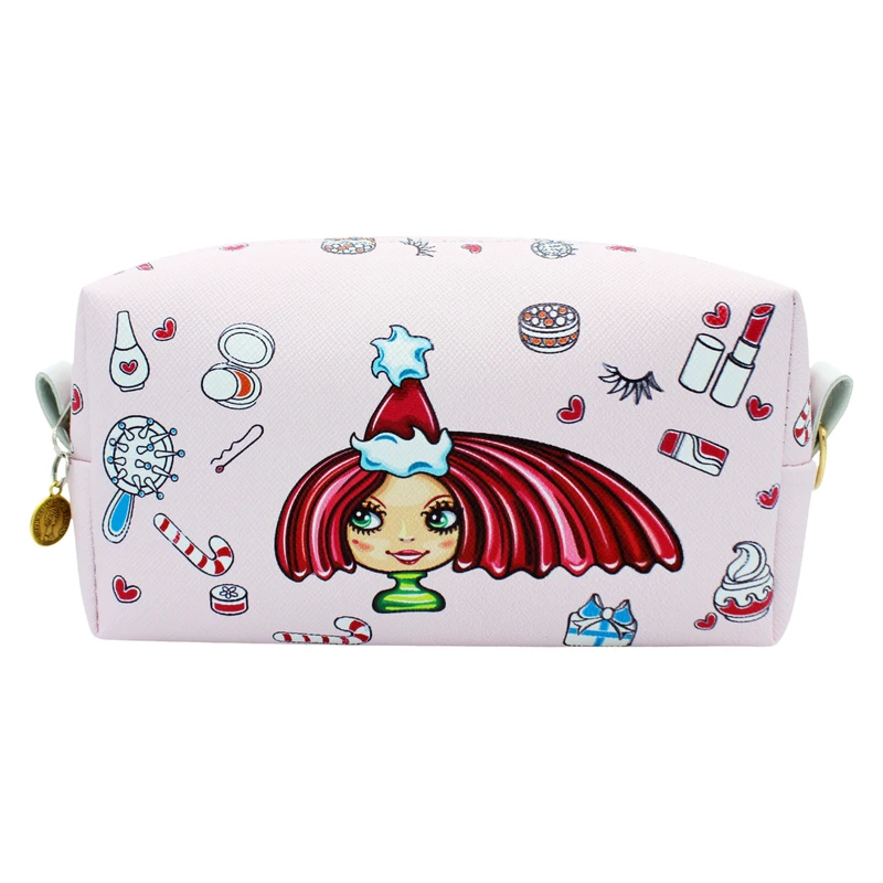 کیف لوازم آرایش طرح دختر کد IDM 231