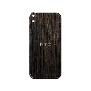 MAHOOT Dark-Gold-Stripes-Wood Cover Sticker for htc Desire 820