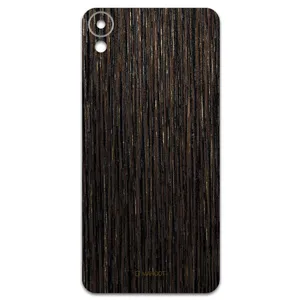 MAHOOT Dark-Gold-Stripes-Wood Cover Sticker for htc Desire 825