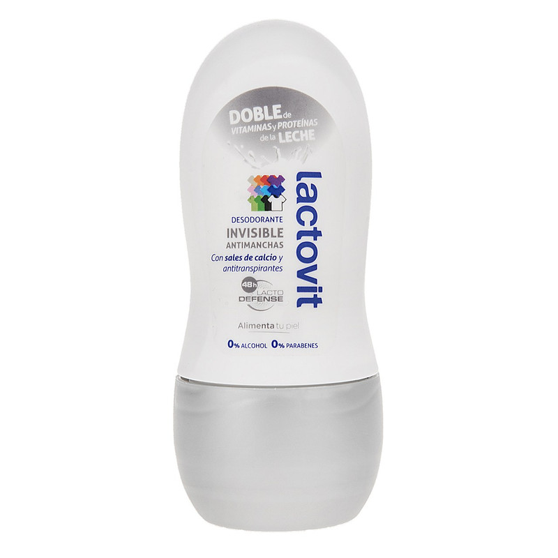 رول ضد تعریق لاکتویت مدل Invisible Antimanchas حجم 50 میلی لیتر