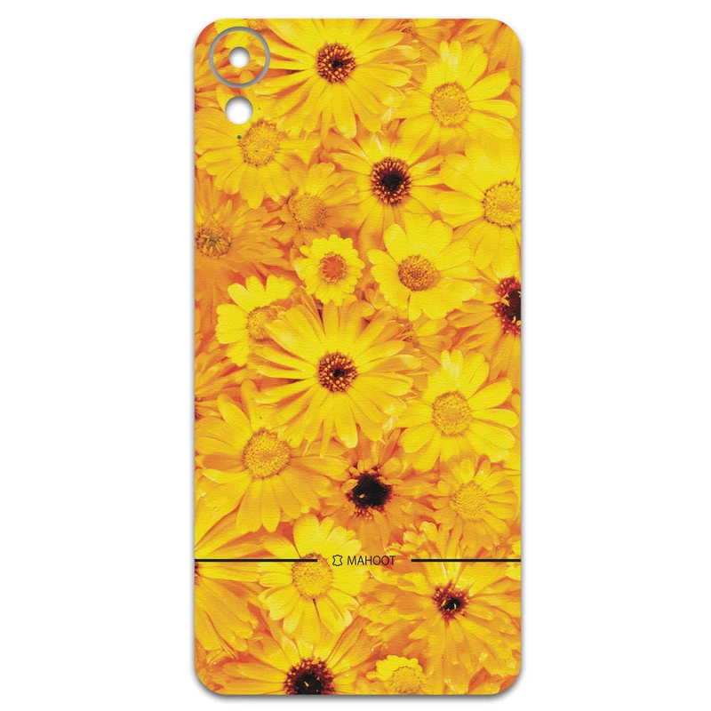 برچسب پوششی ماهوت مدل Yellow-Flower مناسب برای گوشی موبایل اچ تی سی Desire 825