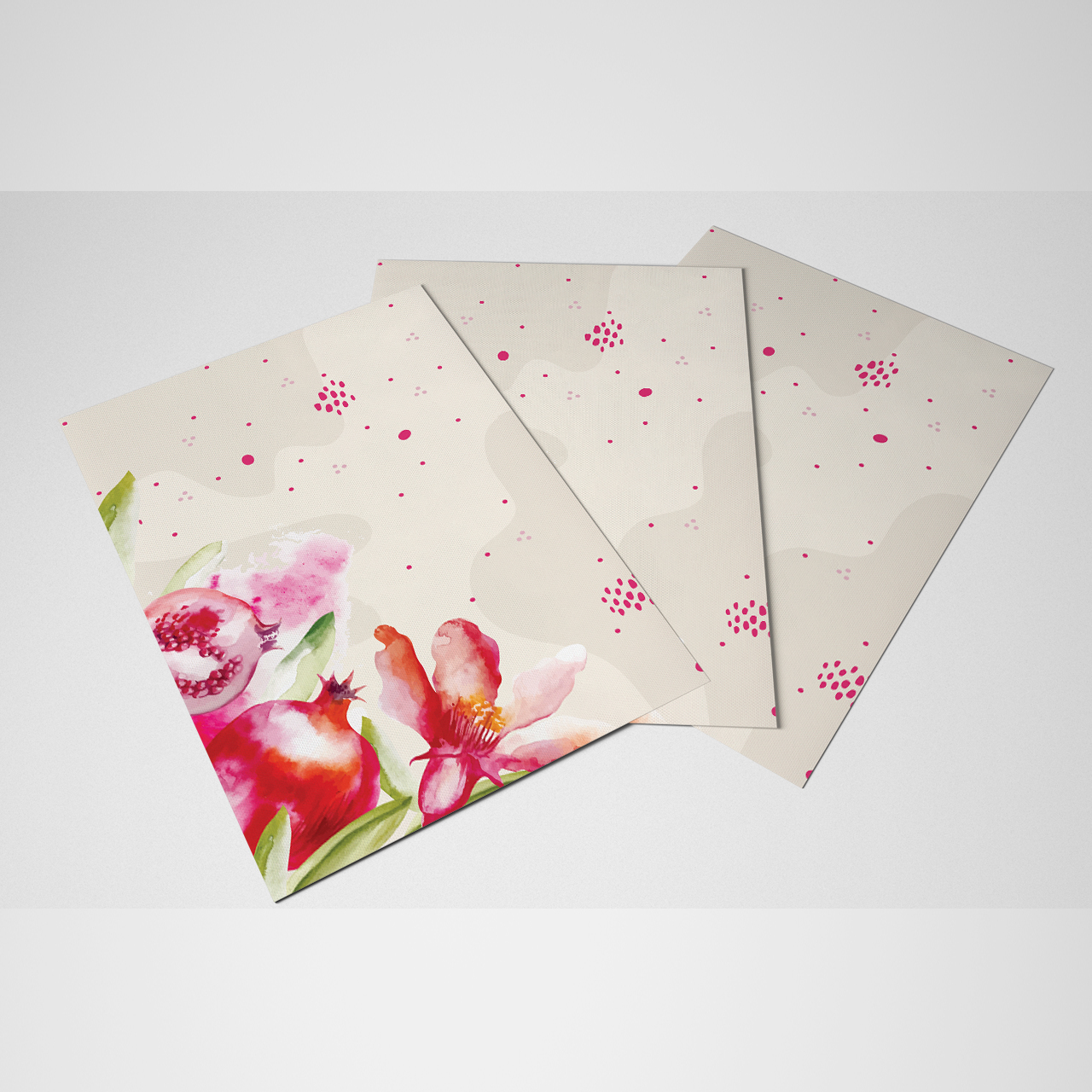 زیربشقابی طرح انار کد IDM 232 بسته 4 عددی زیربشقابی طرح انار کد IDM 232 بسته 4 عددی