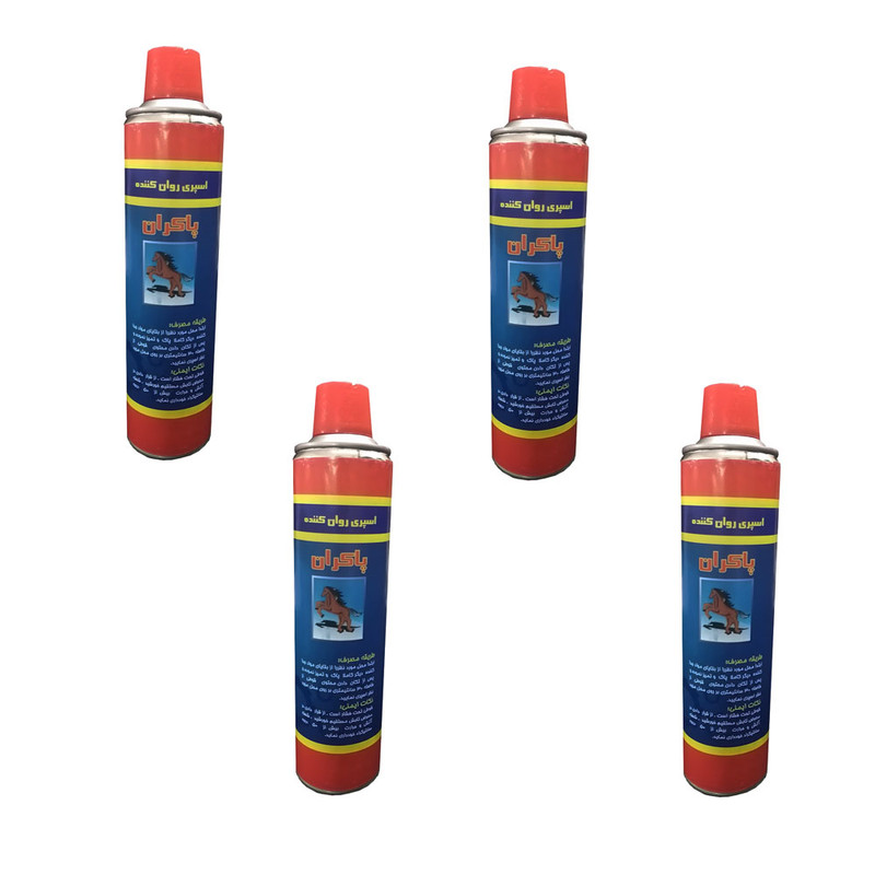 اسپری روانکننده پاکران مدل 146حجم 400میلی لیتر بسته 4 عددی