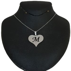 نقد و بررسی گردنبند زنانه طرح قلب حرف M کد e431 توسط خریداران