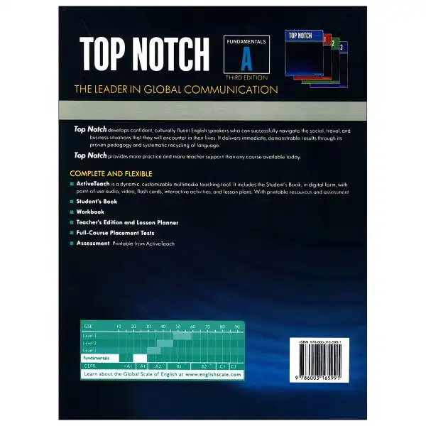 کتاب Top Notch Fundamentals A اثر JOAN SASLOW and ALLEN ASCHER انتشارات Pearson