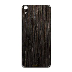 MAHOOT Dark-Gold-Stripes-Wood Cover Sticker for htc Desire 626