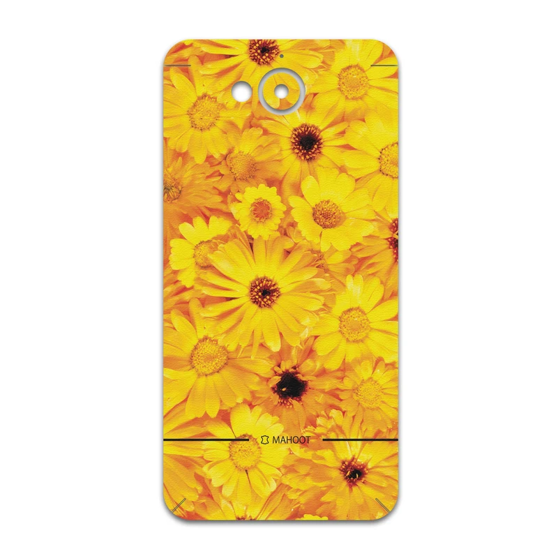 برچسب پوششی ماهوت مدل Yellow-Flower مناسب برای گوشی موبایل اچ تی سی Desire 650