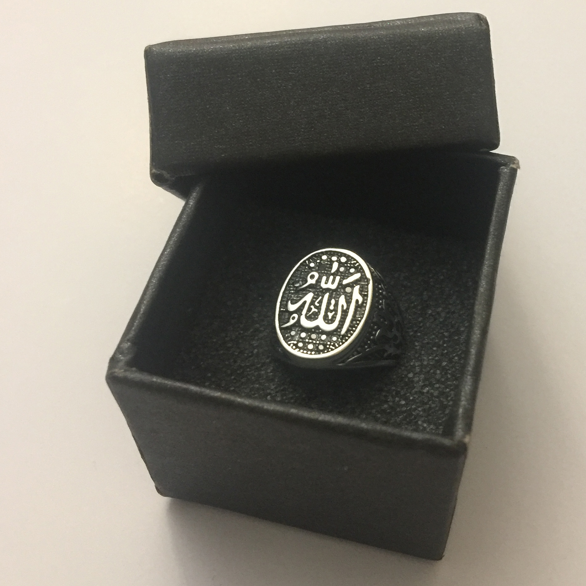انگشتر مردانه طرح الله کد 180