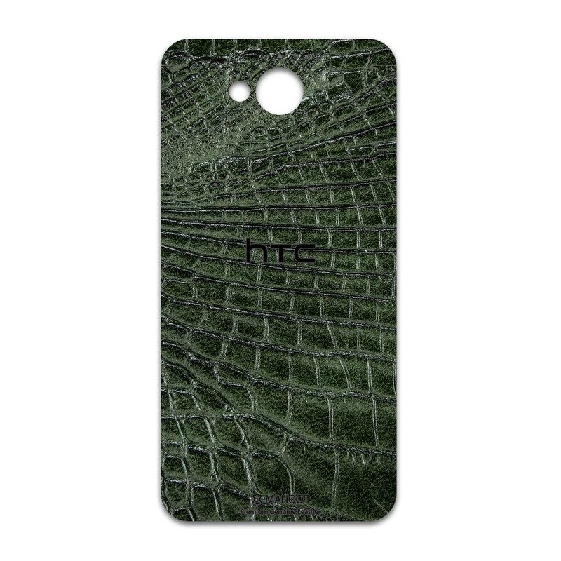 برچسب پوششی ماهوت مدل Green-Crocodile-Leather مناسب برای گوشی موبایل اچ تی سی Desire 650
