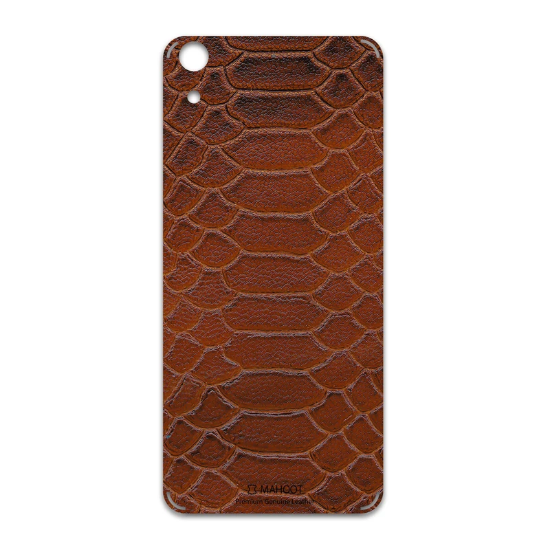 برچسب پوششی ماهوت مدل Brown-Snake-Leather مناسب برای گوشی موبایل اچ تی سی Desire 626