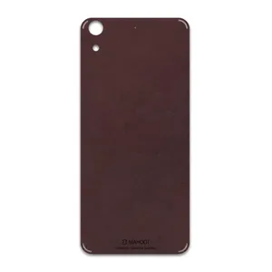 MAHOOT Matte-Dark-Brown-Leather Cover Sticker for htc Desire 626