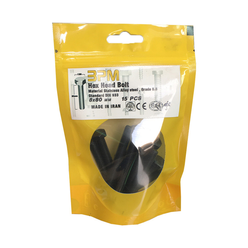 پیچ مدل BPM8-80 بسته 15 عددی