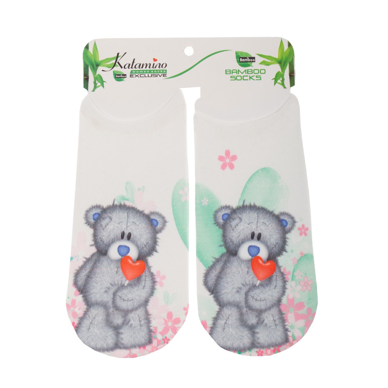 جوراب دخترانه کاتامینو طرح خرس زخمی  -  - 1