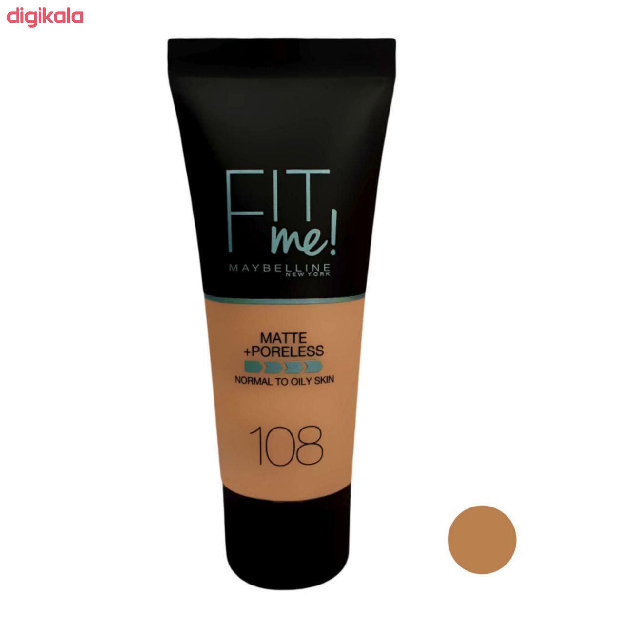 کرم پودر میبلین مدل Fit Me شماره 108 حجم 30 میلی لیتر main 1 1
