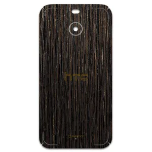 MAHOOT Dark-Gold-Stripes-Wood Cover Sticker for HTC 10 Evo