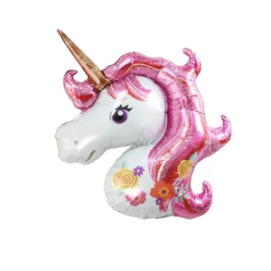 بادکنک فویلی طرح اسب پونی مدل Unicorn
