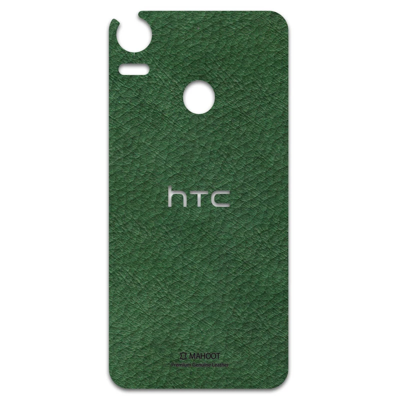 برچسب پوششی ماهوت مدل Green-Leather مناسب برای گوشی موبایل اچ تی سی Desire 10 Pro
