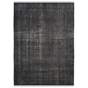 فرش دستبافت رنگ شده هشت و نیم متری طرح وینتج کد 981176