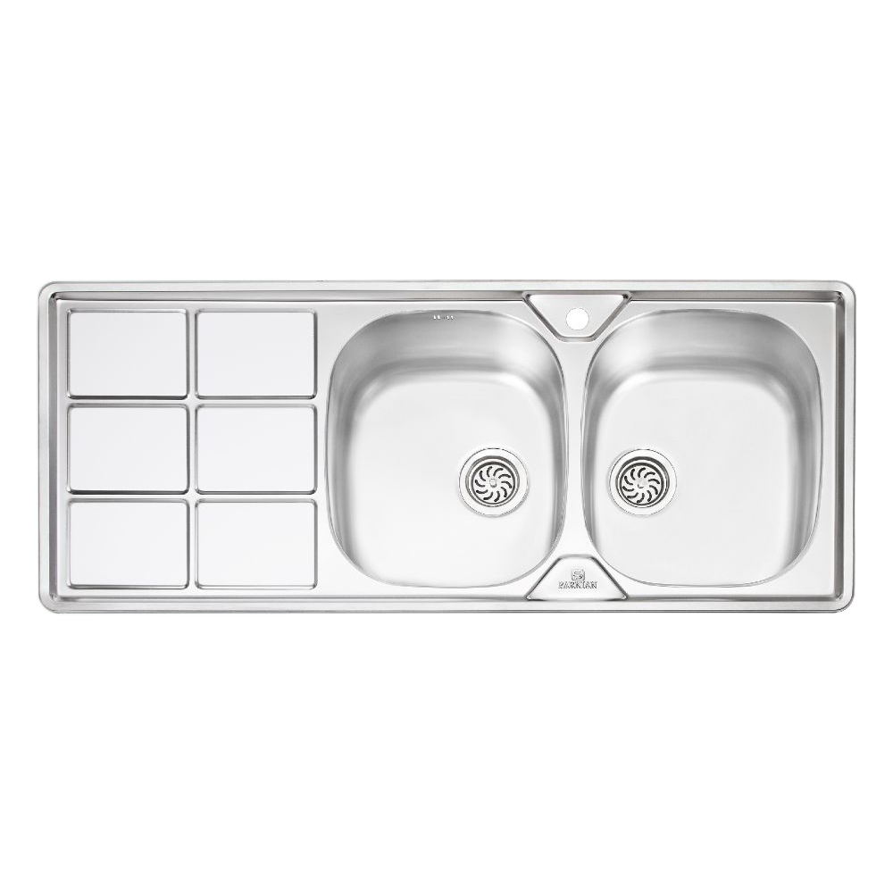 سینک پرنیان استیل مدل PS1224 توکار