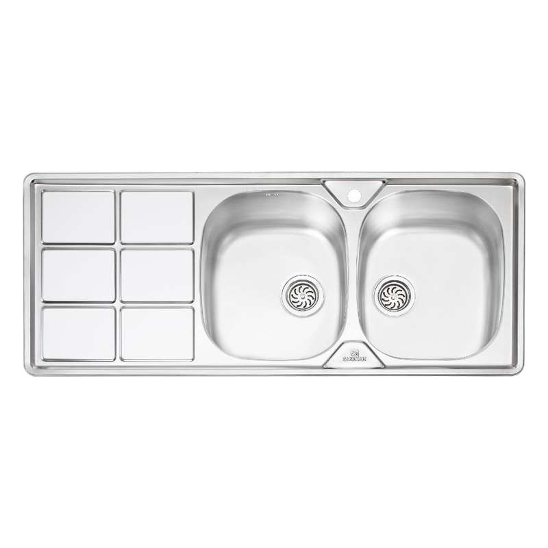 سینک پرنیان استیل مدل PS1224 توکار