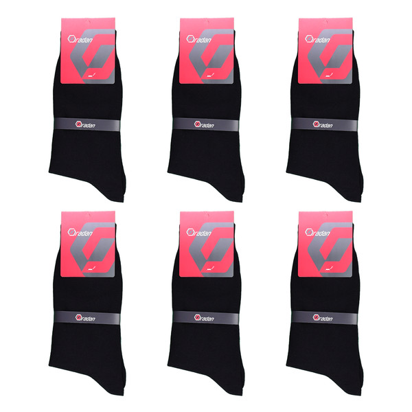 جوراب مردانه رادان کد 01-1000 مجموعه 6 عددی