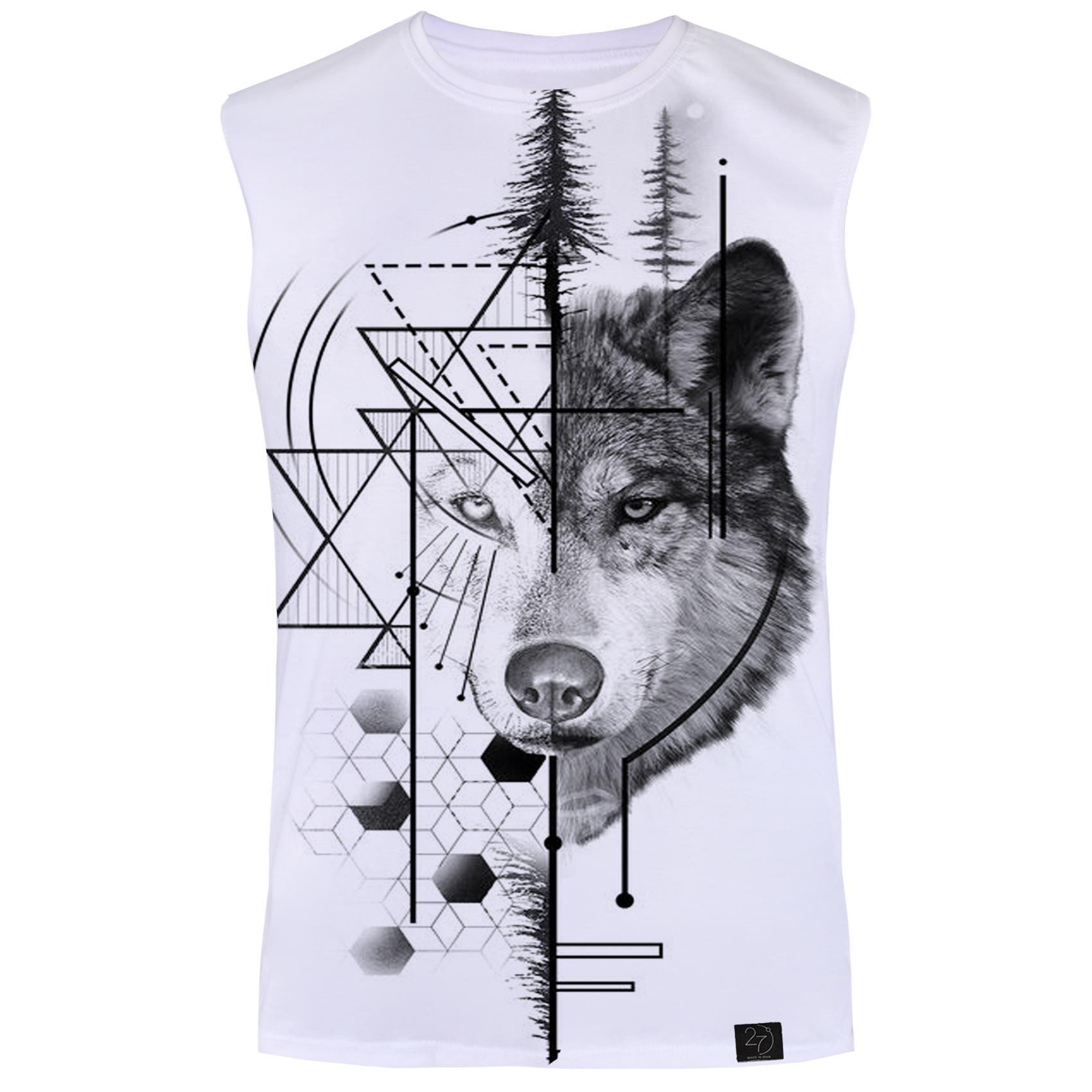 تاپ مردانه 27 طرح WOLF کد MP118