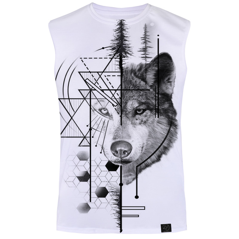 تاپ مردانه 27 طرح WOLF کد MP118