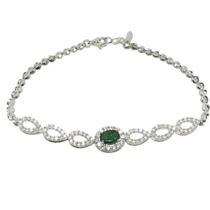 دستبند نقره زنانه  کد 03