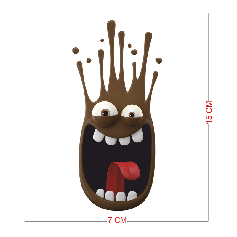 برچسب بدنه خودرو طرح لکه ی قهوه ای کد 012