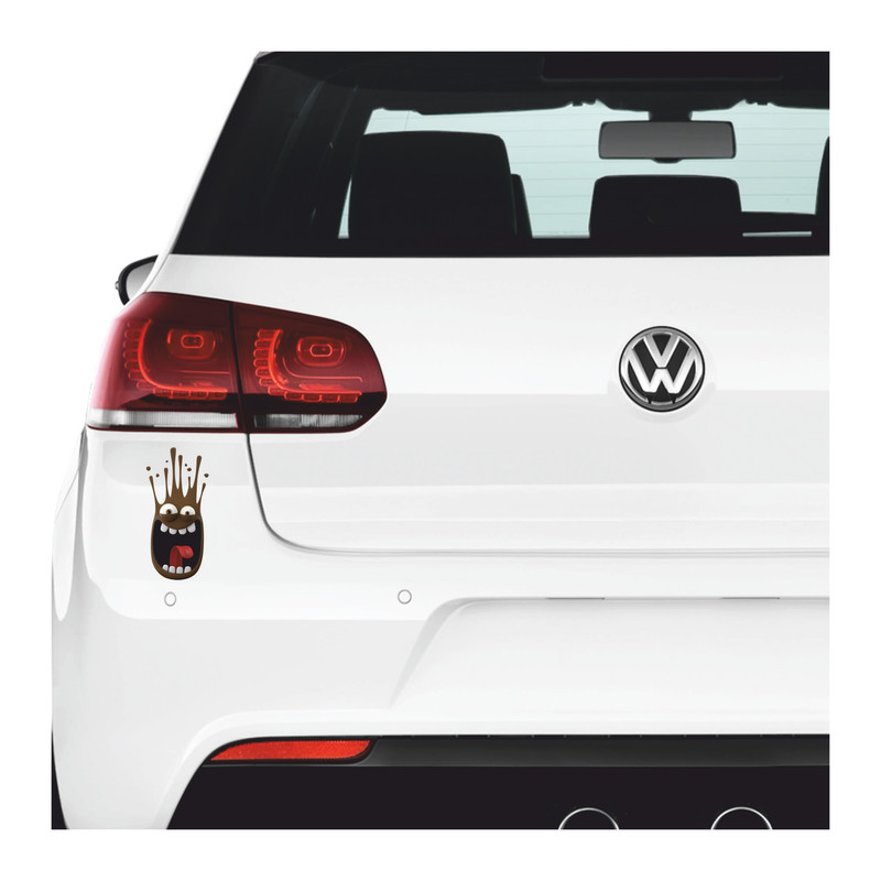 برچسب بدنه خودرو طرح لکه ی قهوه ای کد 012