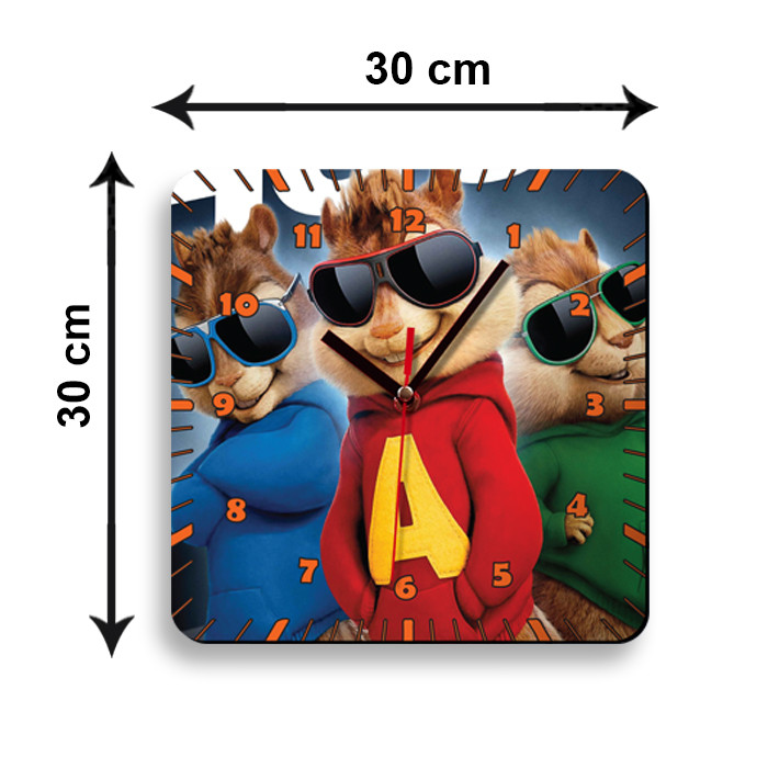 ساعت دیواری کودک باروچین طرح آلوین 1