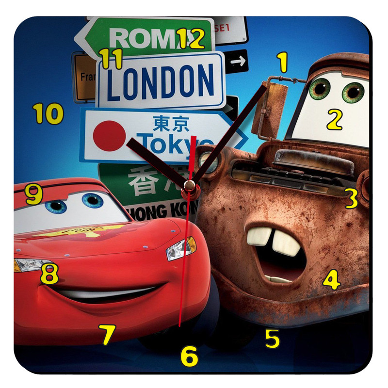 ساعت دیواری ژیوار طرح Cars
