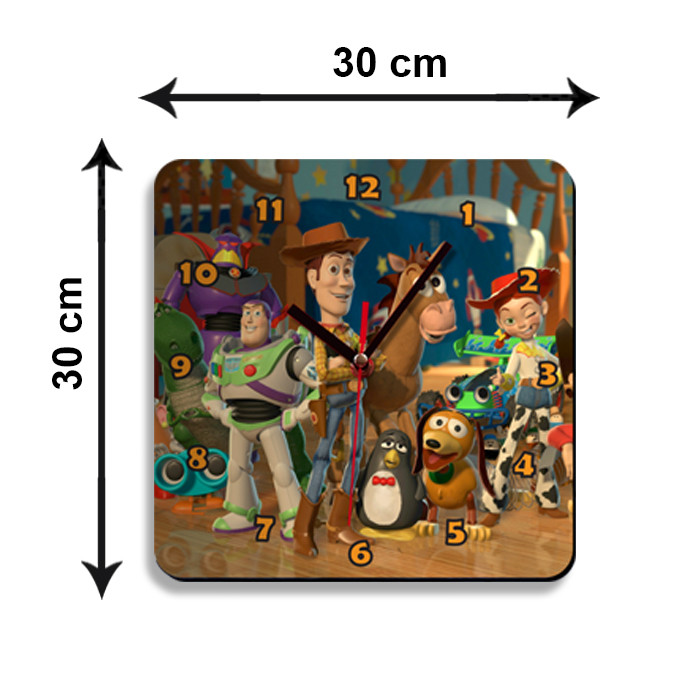 ساعت دیواری کودک باروچین طرح داستان اسباب بازی 4