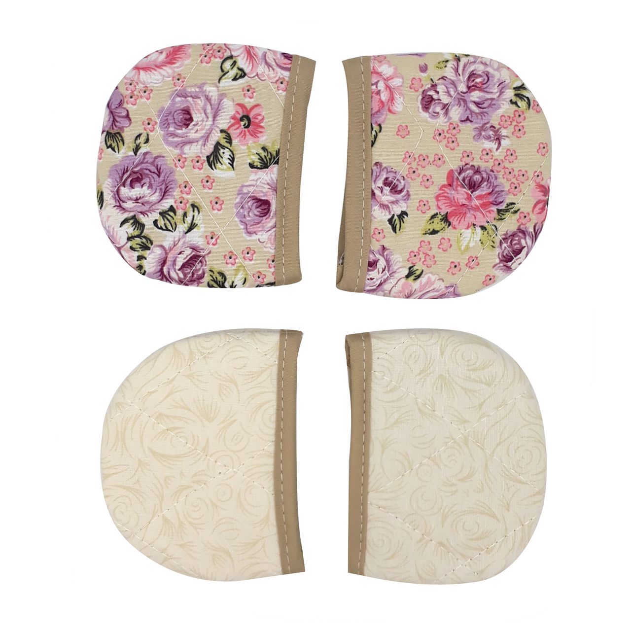 دستگیره آشپزخانه طرح گل کد mk431 مجموعه 4 عددی