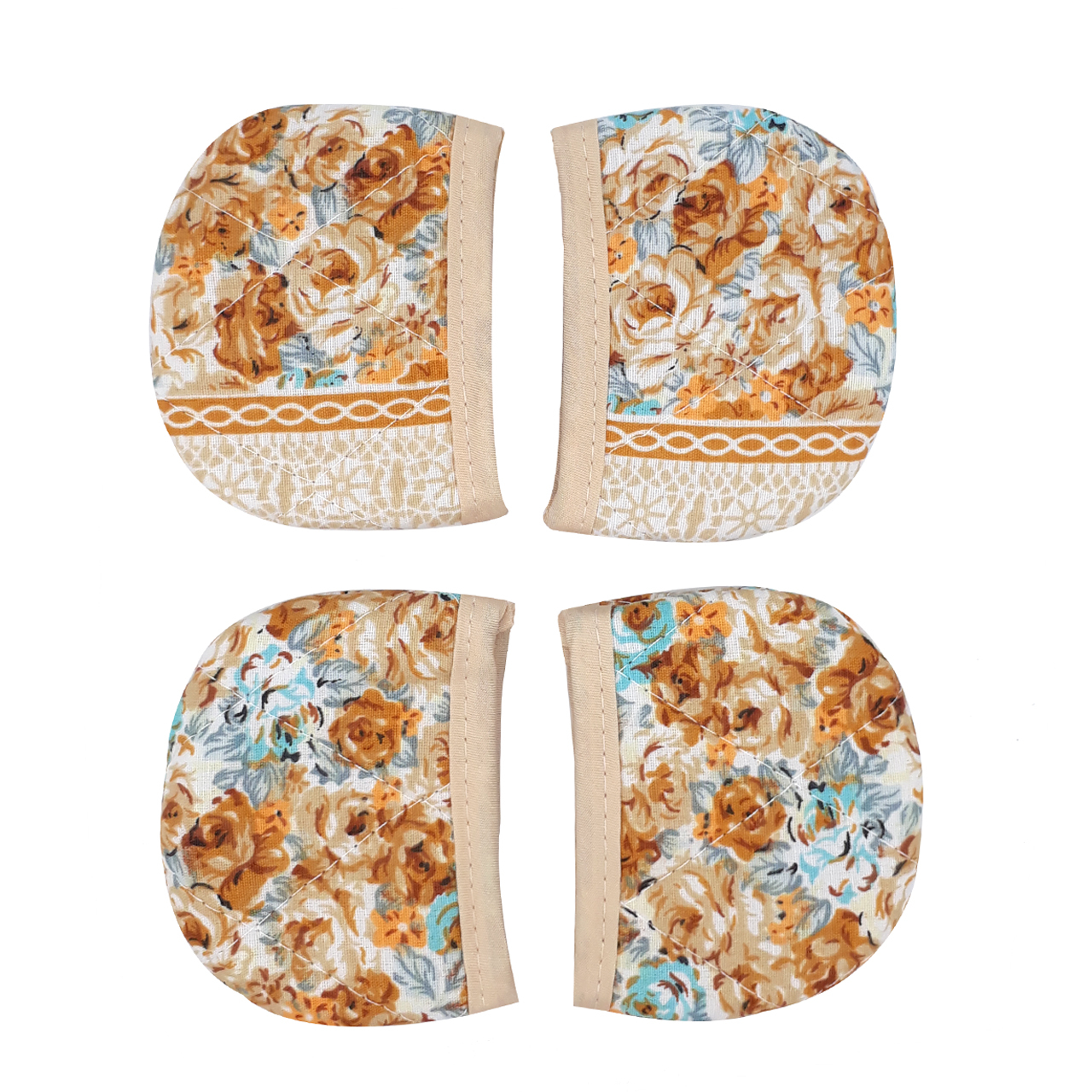  دستگیره آشپزخانه طرح گل کد mk434 بسته 4 عددی