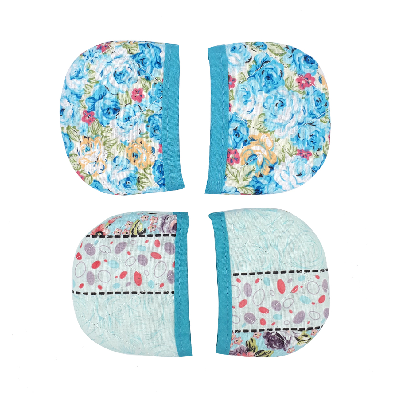 دستگیره آشپزخانه طرح گل کد mk441 بسته 4 عددی