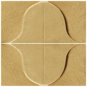 دیوارپوش تندیس و پیکره شهریار مدل آمای کد W1020-10 بسته 2 عددی