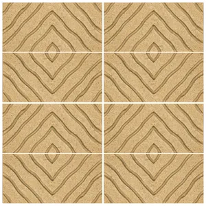 دیوارپوش تندیس و پیکره شهریار مدل آمای کد W1020-01 بسته 8 عددی