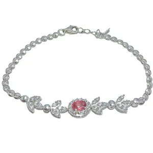 دستبند نقره زنانه  کد 01