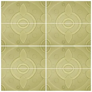 دیوارپوش تندیس و پیکره شهریار مدل آمای کد W1020-08 بسته 8 عددی