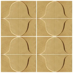 دیوارپوش تندیس و پیکره شهریار مدل آمای کد W1020-10 بسته 8 عددی