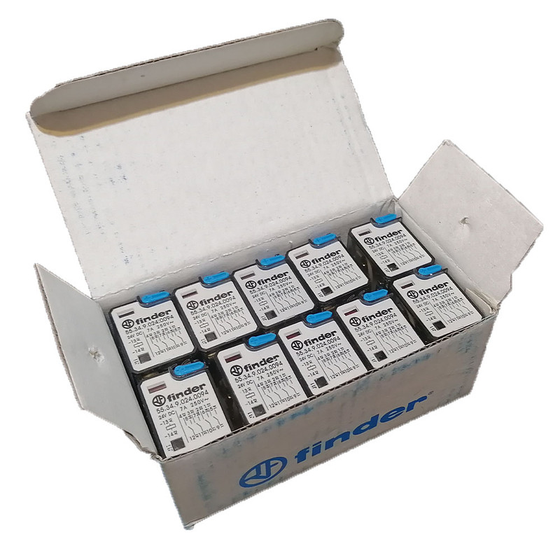 رله 14 پایه کد 55.34.9.024.0040 بسته 10 عددی