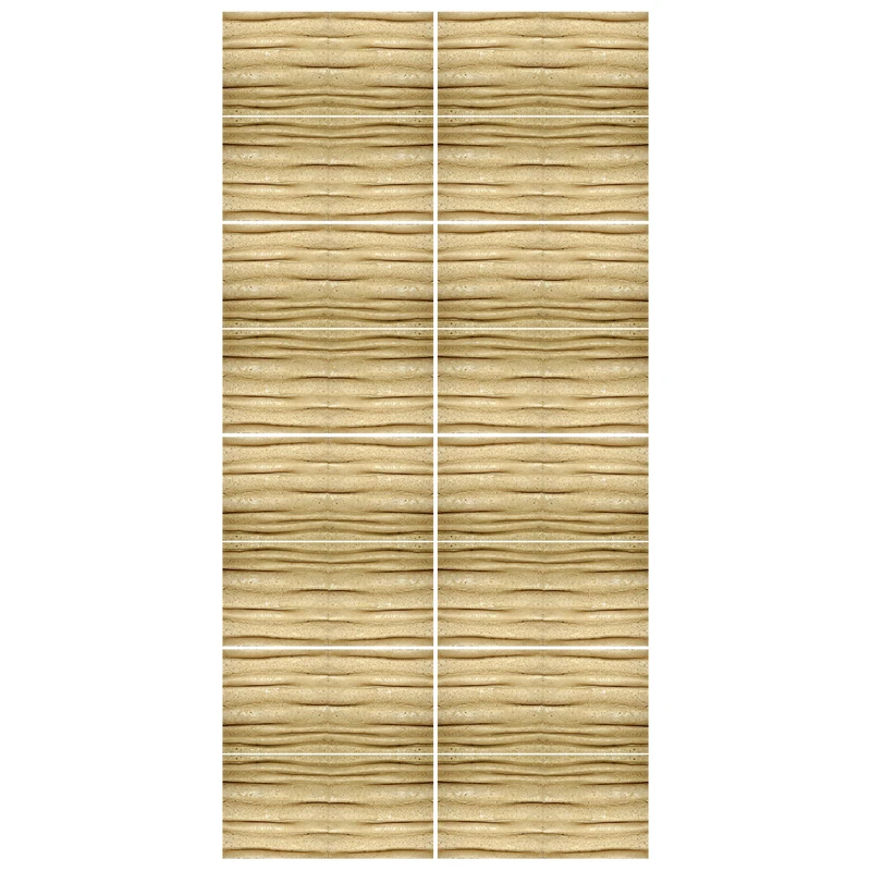 دیوارپوش تندیس و پیکره شهریار مدل آمای کد W1020-09 بسته 16 عددی