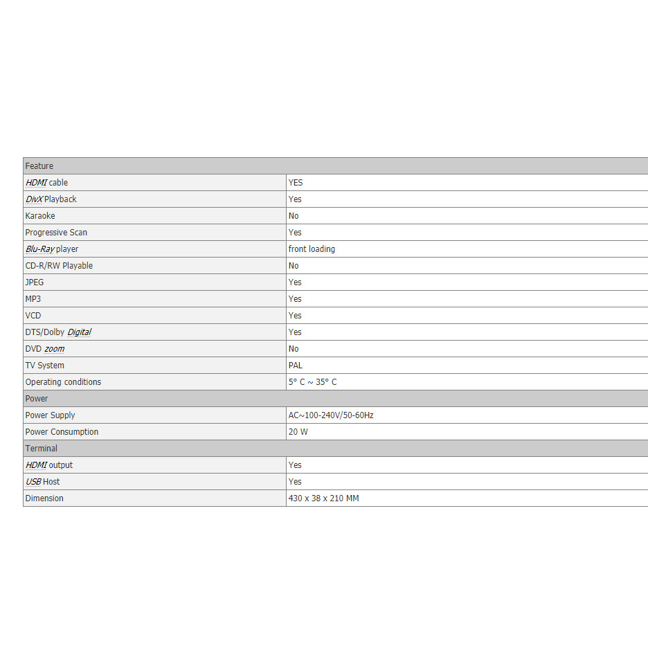 پخش کننده ایكس ویژن مدل XBDP-858