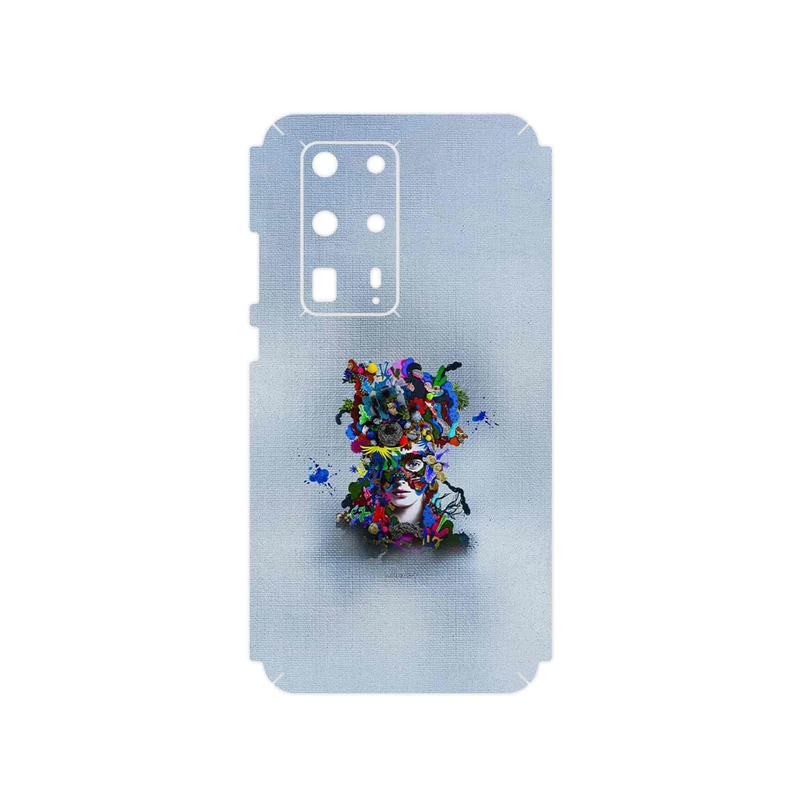 برچسب پوششی ماهوت مدل Collage of surreal Portrait of Women 4 مناسب برای گوشی موبایل هوآوی P40 Pro Plus