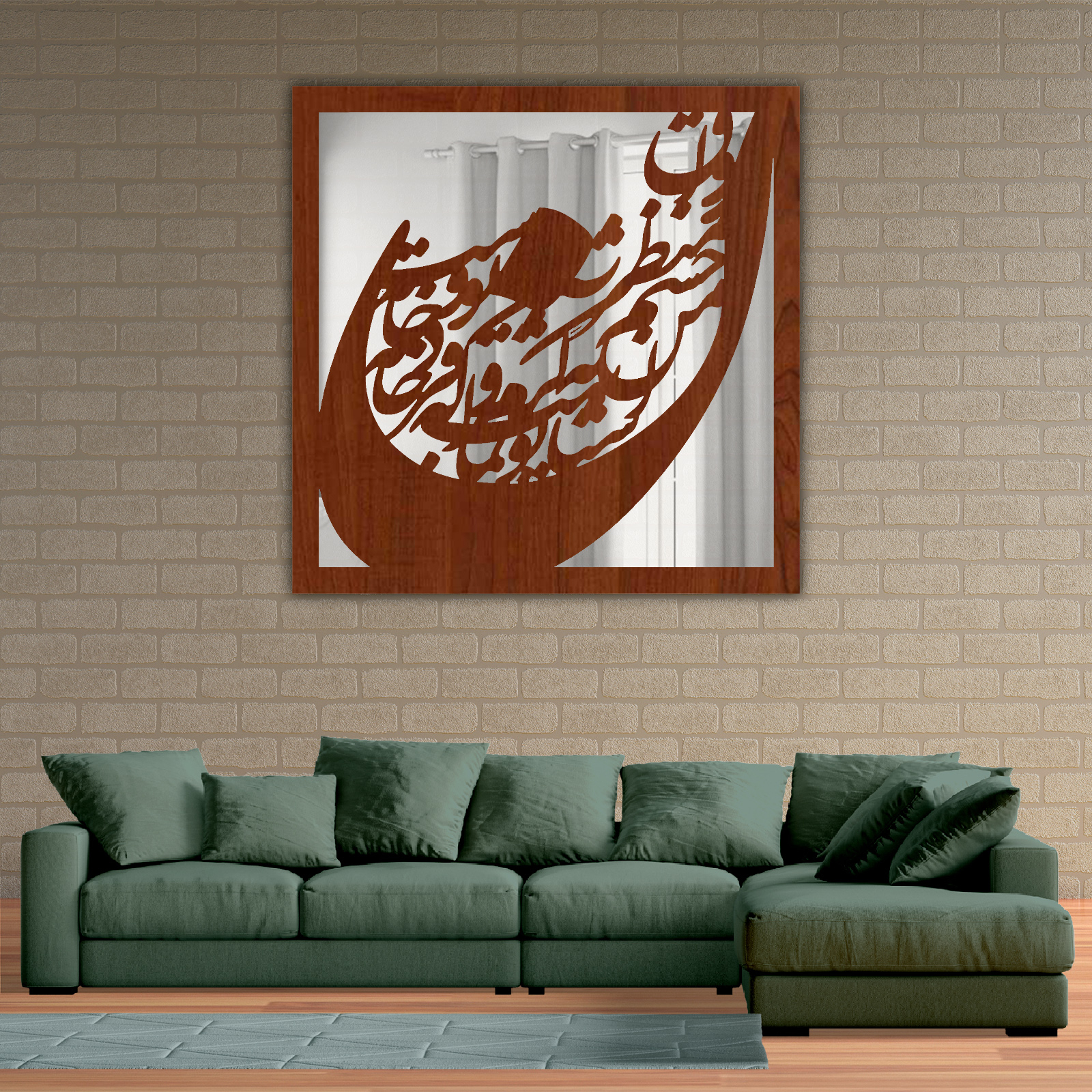 آینه طرح رواق کد tmo90r